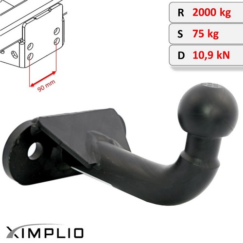 Verlängerte kugel 160mm - +160mm, für